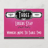  Art Deco Bunco-kaart #3 Briefkaart (Achterkant)