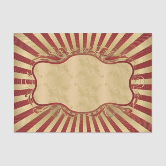 , art deco, burgundy, goud, nouveau, chic, girly, tissuepapier (Voorkant)