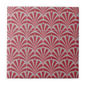 Art deco burgundy grijs elegant chic  girly tegeltje (Voorkant)