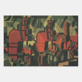  Art Deco Business Industrial Manufacturing Inpakpapier Vel (Voorkant 3)