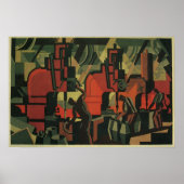  Art Deco Business Industrial Manufacturing Poster (Voorkant)