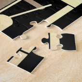  Art Deco Business Wheel and Machine Worker Legpuzzel (Zijkant)