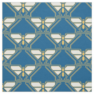 Art Deco Butterflies Stof
