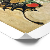 Art Deco Butterfly Lady Poster (Hoek)