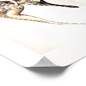 Art Deco Butterfly Poster (Hoek)