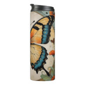 Art Deco Butterfly Tumbler Thermosbeker (Geroteerd rechts)