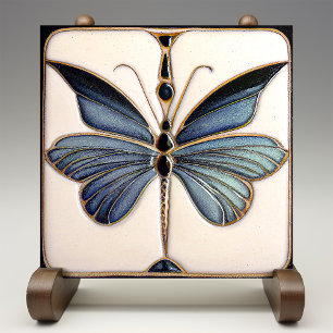 Art Deco Butterfly Wall Decor Art Nouveau Keramiek Tegeltje