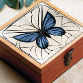 Art Deco Butterfly Wall Decor Art Nouveau Keramiek Tegeltje