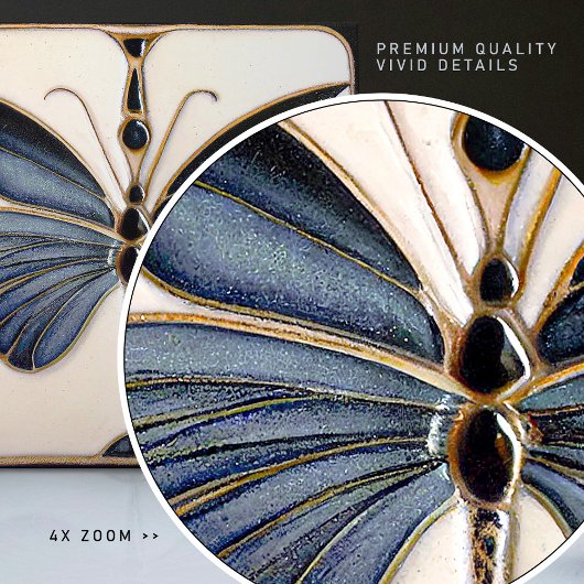 Art Deco Butterfly Wall Decor Art Nouveau Keramiek Tegeltje