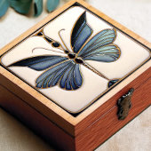 Art Deco Butterfly Wall Decor Art Nouveau Keramiek Tegeltje