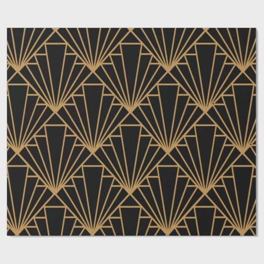 Art Deco Cadeaupapier (Vlak)