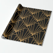 Art Deco Cadeaupapier (Uitgerold)