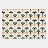Art Deco Cadeauverpakking Inpakpapier Vel (Voorkant)