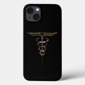 Art Deco Caduceus Case-Mate iPhone Case (Achterkant)