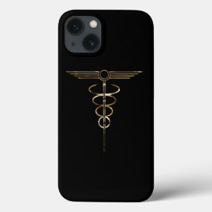 Art Deco Caduceus iPhone 13 Hoesje