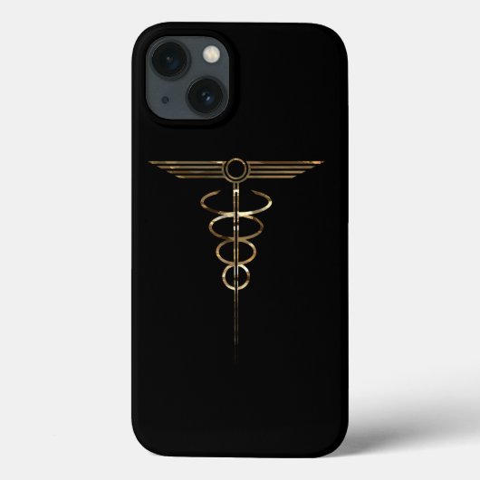 Art Deco Caduceus Case-Mate iPhone Case (Achterkant)