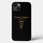Art Deco Caduceus Case-Mate iPhone Case (Achterkant)