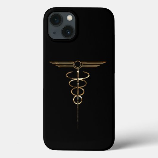 Art Deco Caduceus Case-Mate iPhone Case (Achterkant)