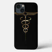 Art Deco Caduceus Case-Mate iPhone Case (Achterkant)