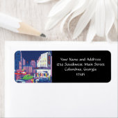 Art Deco Calcutta Stadstheater Scène Hoog contrast Etiket (Insitu)