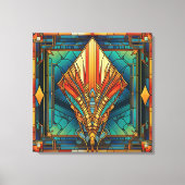 Art Deco Canvas Kunst (Voorkant)