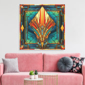 Art Deco Canvas Kunst (Insitu (Woonkamer))