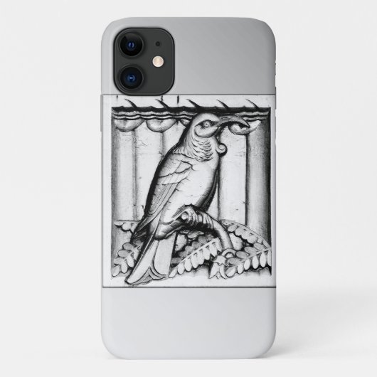 Art Deco carved stone falcon - zilver Case-Mate iPhone Case (Achterkant)