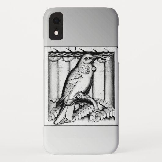 Art Deco carved stone falcon - zilver Case-Mate iPhone Case (Achterkant)