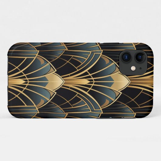 Art Deco Case-Mate iPhone Case (Achterkant (horizontaal))