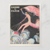 Art Deco, Casino, Parijs, Louis Gaudin,  Briefkaart (Voorkant)
