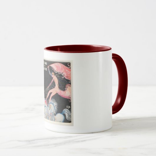 Art Deco, Casino, Parijs, Louis Gaudin,  Mok (Voorkant rechts)