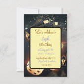 Art Deco Casino Verjaardagskaart Uitnodigen Kaart (Voorkant)