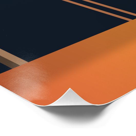 Art Deco Cat Perfect Poster (Hoek)