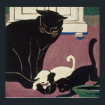Art Deco Cats Poster<br><div class="desc">Art Deco Origineel, gewijzigd Art Poster</div>