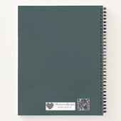 Art Deco Celebration | Pearl & Sunburst Wedding Notitieboek (Achterkant)