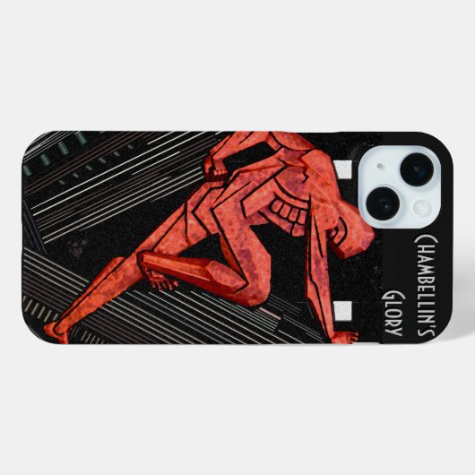 Art Deco Chambellan's Glory - Gepersonaliseerd Case-Mate iPhone Case (Achterkant (horizontaal))