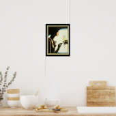 Art Deco "Champagne" 12 x 16 Afdrukken Poster (Keuken)