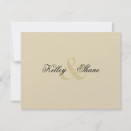 Art Deco Champagne ICE Metallic Nepvel RSVP (Achterkant)