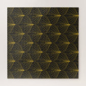 Art Deco Charm: geometrisch naadloos Legpuzzel (Horizontaal)