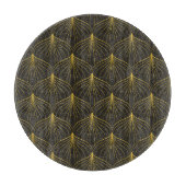 Art Deco Charm:  geometrisch naadloos Snijplank (Voorkant)