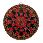  Art Deco Chess Dartbord (Voorkant)