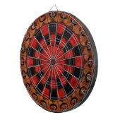  Art Deco Chess Dartbord (Voorkant Rechts)