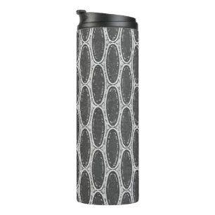 Art Deco Chevron Thermische Tumbler Thermosbeker