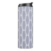Art Deco Chevron Wisteria Thermosbeker (Gedraaid links)