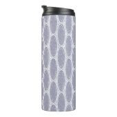 Art Deco Chevron Wisteria Thermosbeker (Geroteerd rechts)