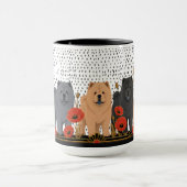 ART DECO CHOWS glad  Mok (Midden)