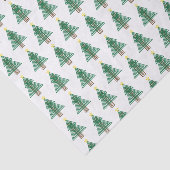 Art Deco Christmas Tree Tissuepapier (Detail)