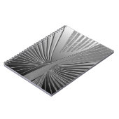 Art Deco chrome palmblad Notitieboek (Linkerzijde)