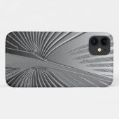 Art Deco chroom palmblad Hoesje-Mate iPhone Case (Achterkant (horizontaal))