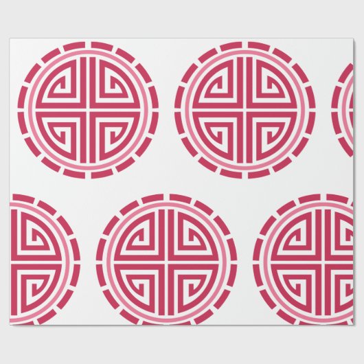 Art Deco Circle Cadeaupapier (Vlak)